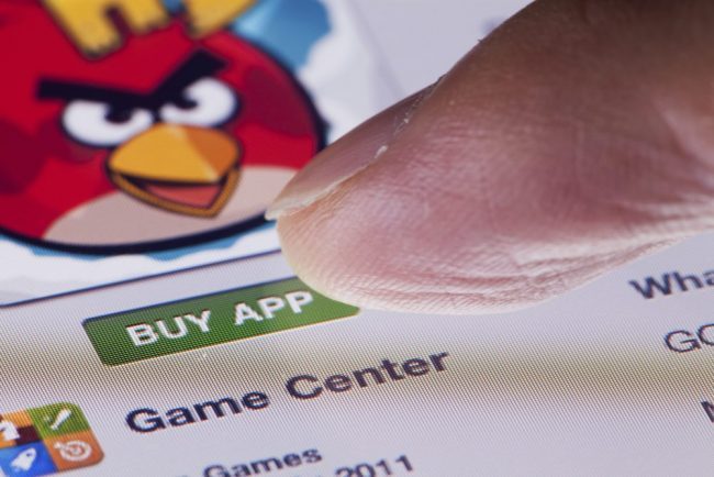 Markdaten: App-Store mit "Angry Birds"