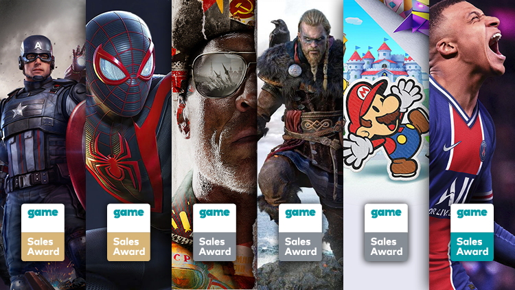 Von Sportskanonen bis zu Superhelden: Die game Sales Awards im November