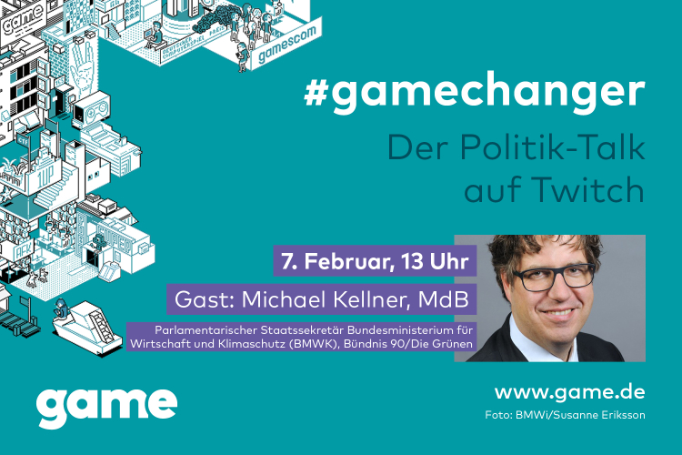 Zu Gast beim gamechanger-Talk: Der neue Games-Verantwortliche im Wirtschaftsministerium Michael Kellner