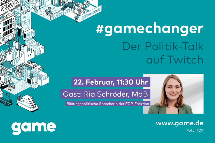 game begrüßt Ria Schröder zum gamechanger-Talk